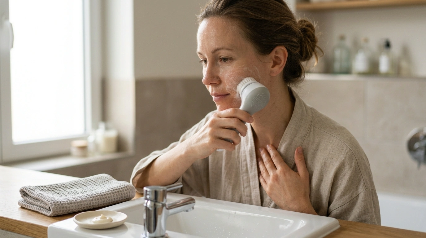 3-in-1 Ultrasonic Facial Cleansing Brush: Spin + USB