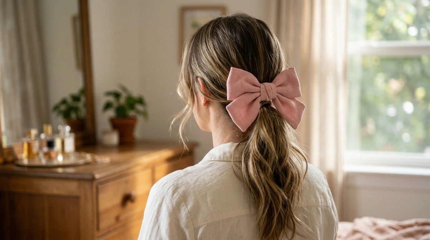 Oversized Pink Hair Bow Clip: Easy Everyday Styling Tips